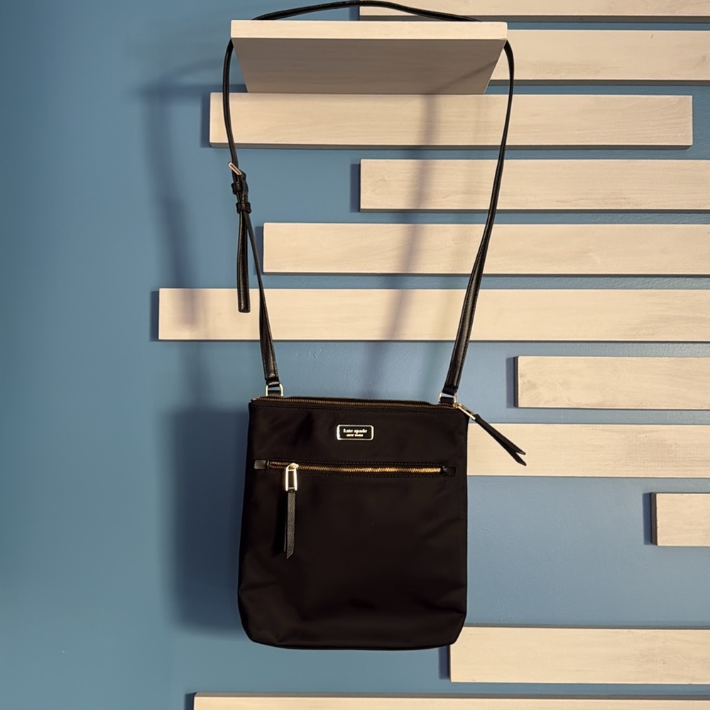 Kate Spade Nylon Black Crossbody Bag